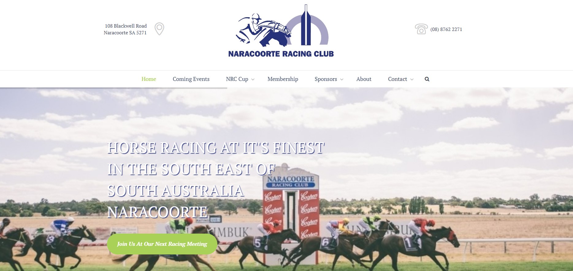 Naracoorte Racing Club Country Horse Racing SE South Australia